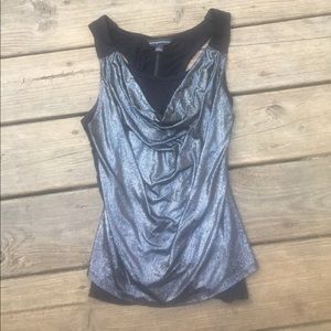 Rock & Republic metallic racerback shirt- XS