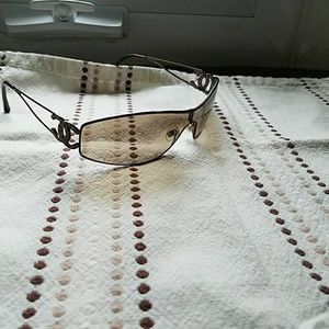 Authentic Chanel bronze sunglasses.