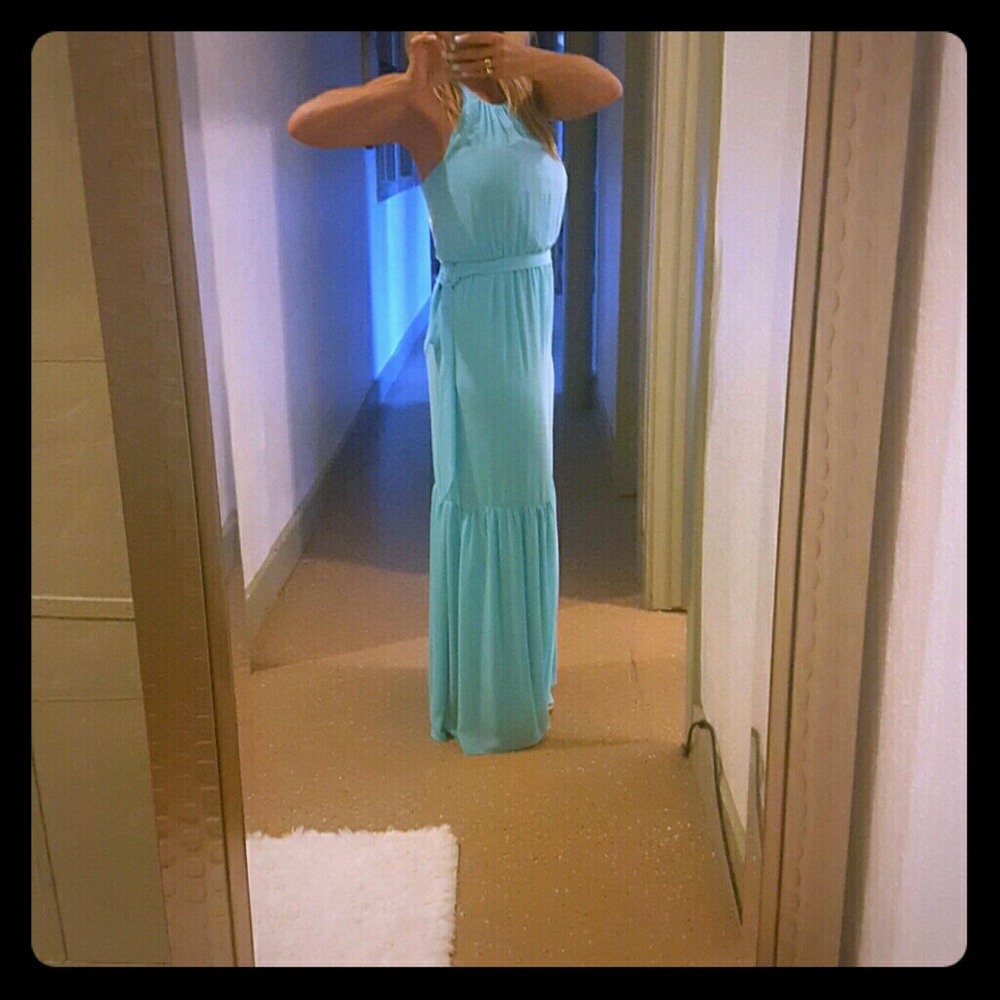 Brand New Jessica Simpson Mint Turquoise Maxi