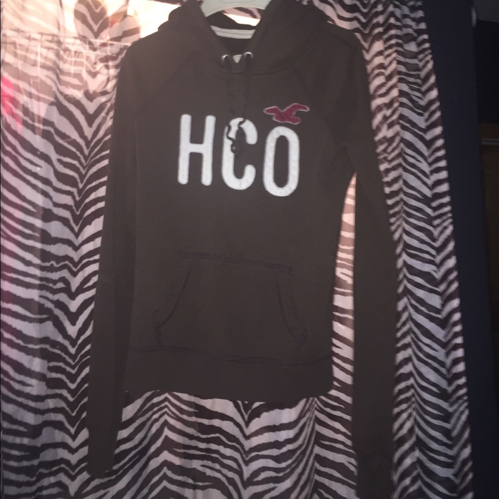 Large hollister hoodie