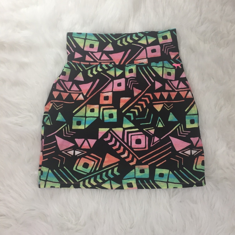 VS Pink Tribal Skirt Medium