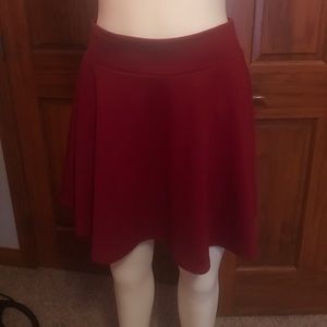 Maroon skirt