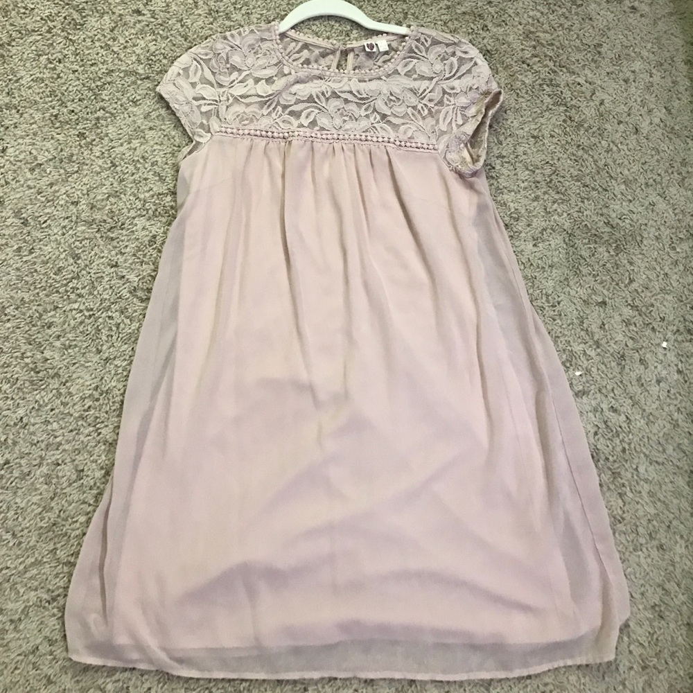 Pink baby doll dress