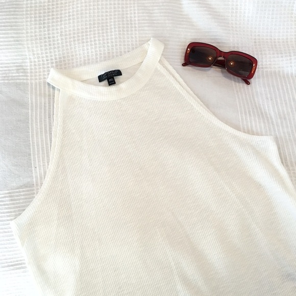 Topshop Tops - SALE! NWOT Topshop Ribbed High Neck Tank