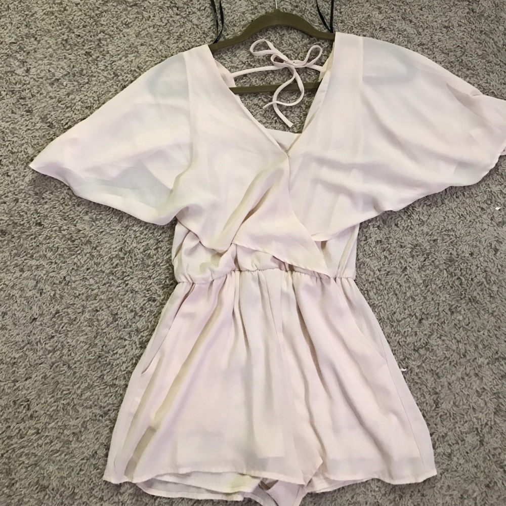 Cape Blush Pink Romper