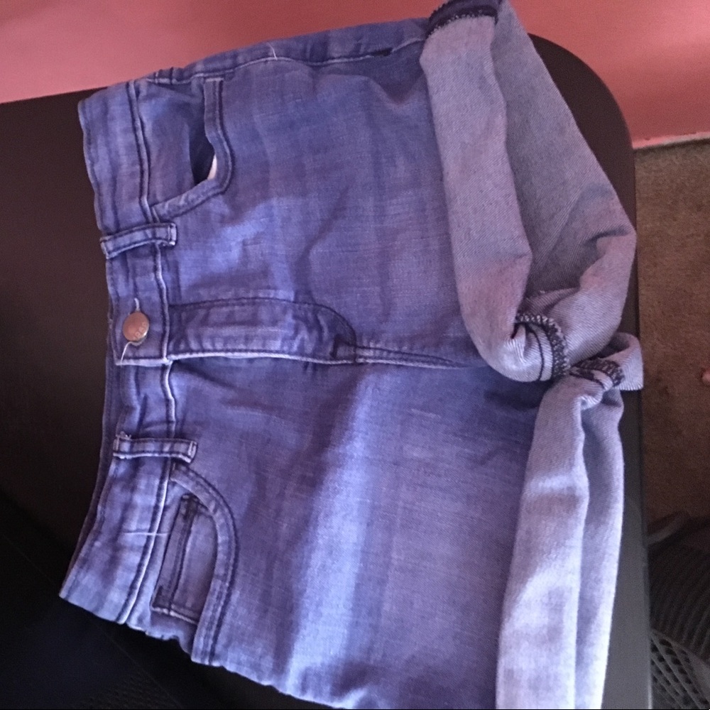 Denim shorts
