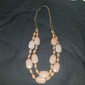 pink 2-tear necklace
