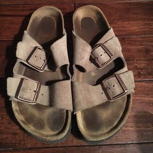 Birkenstock sandals..
