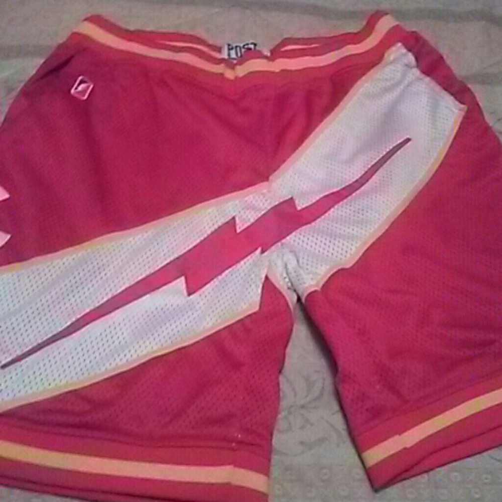 Post game atl hawks throwback shorts