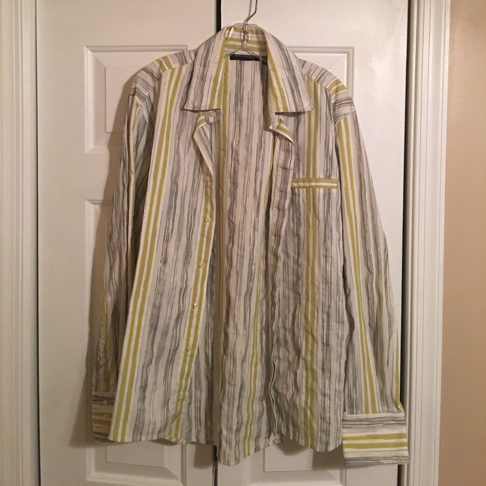 Kenneth Cole. Long sleeve button down shirt.