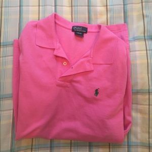 Polo brand pink polo