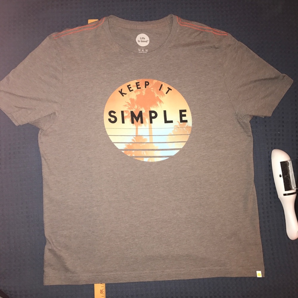 Life Is Good 😊 "Keep It Simple" men's tee