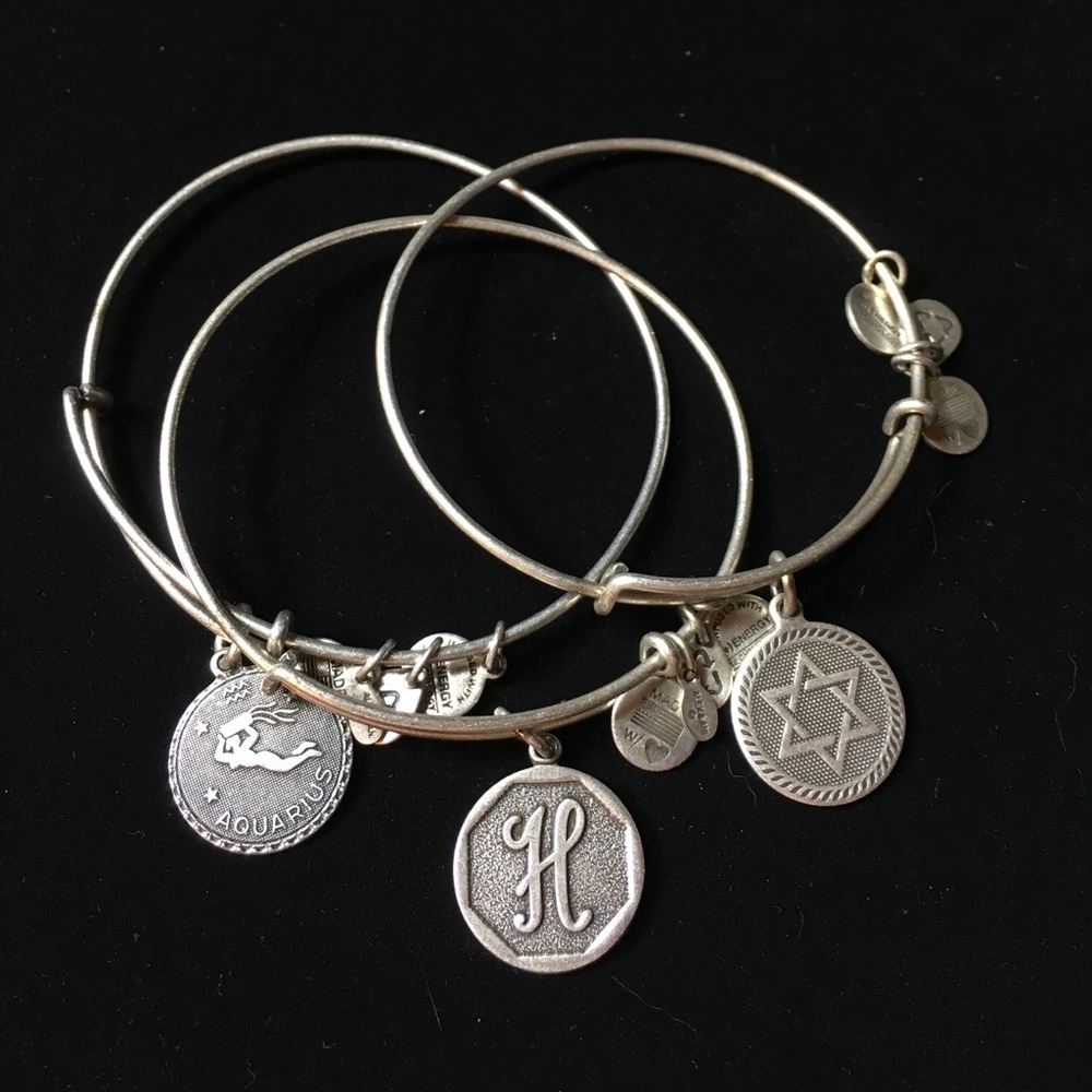 Alex & Ani set of 3 bracelets