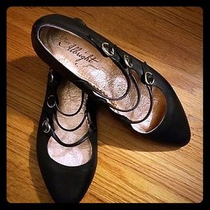 Anthropologie Flats, worn once and super cute!