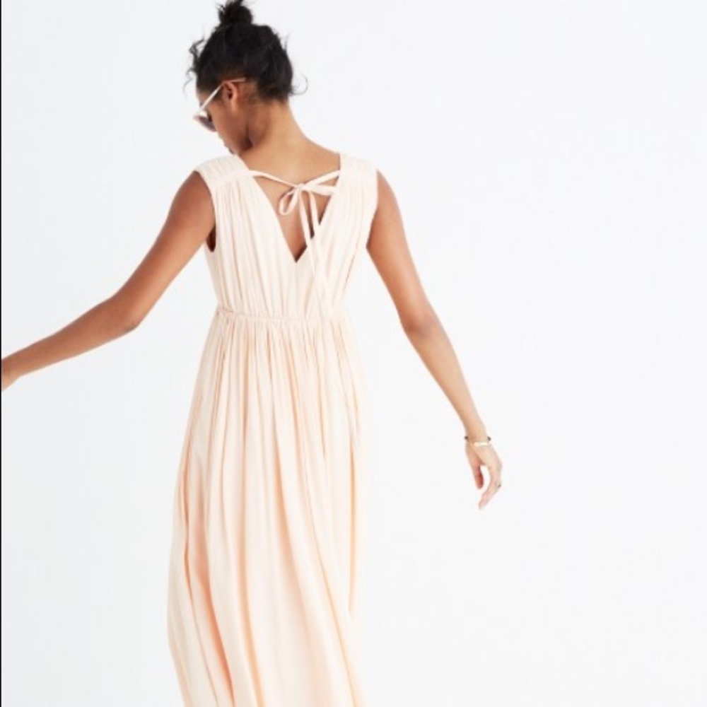 Madewell Magnolia Tie-Back Maxi Dress