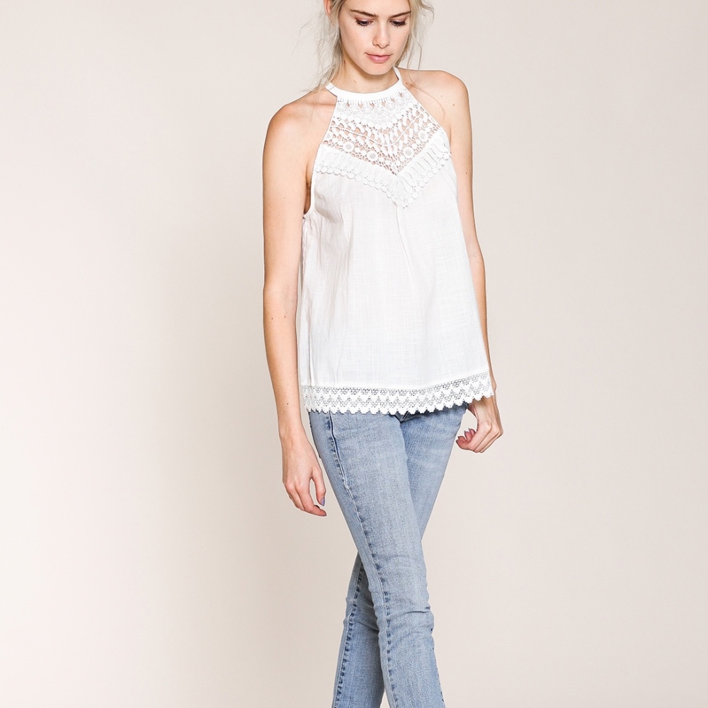 HARPER | Embroidered Halter