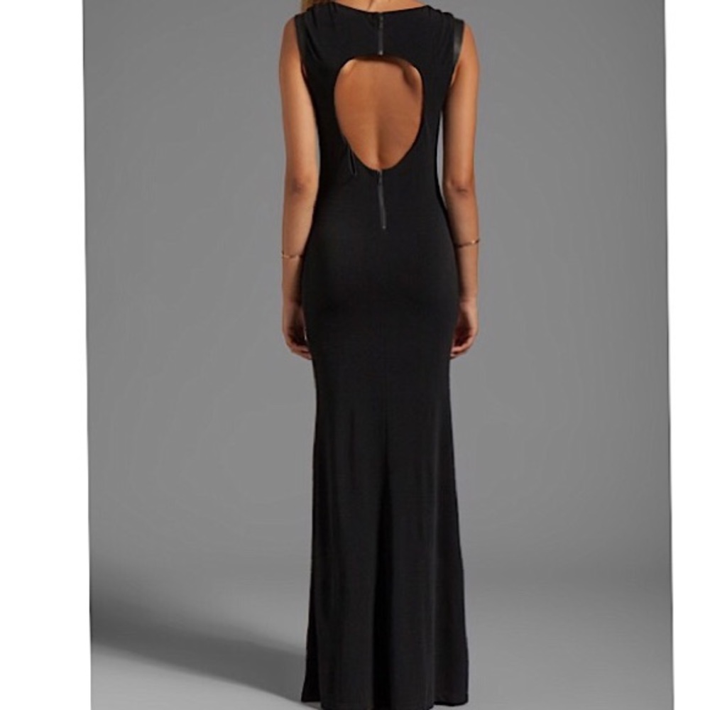 Alice + Olivia Cap sleeve cutout back maxi dress - Picture 5 of 6