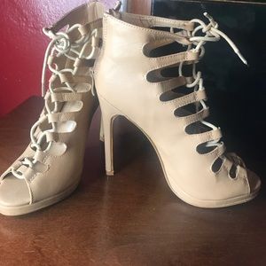 Cute lace up heels