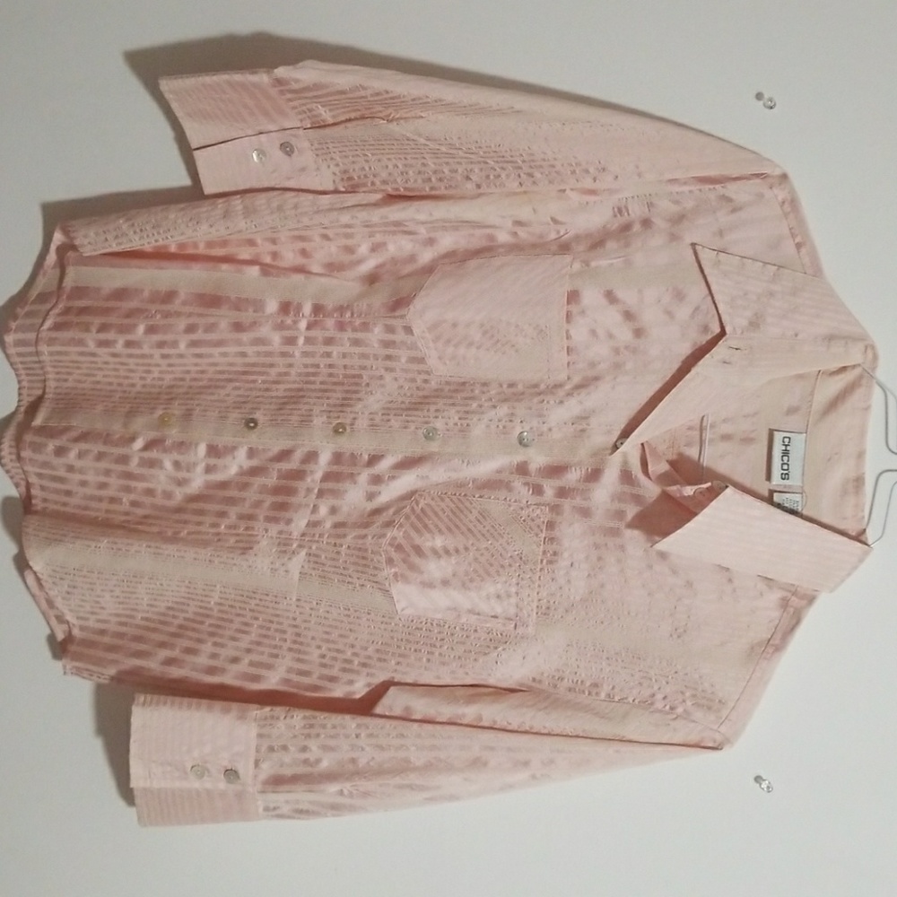 Chico's classic button down shirt
