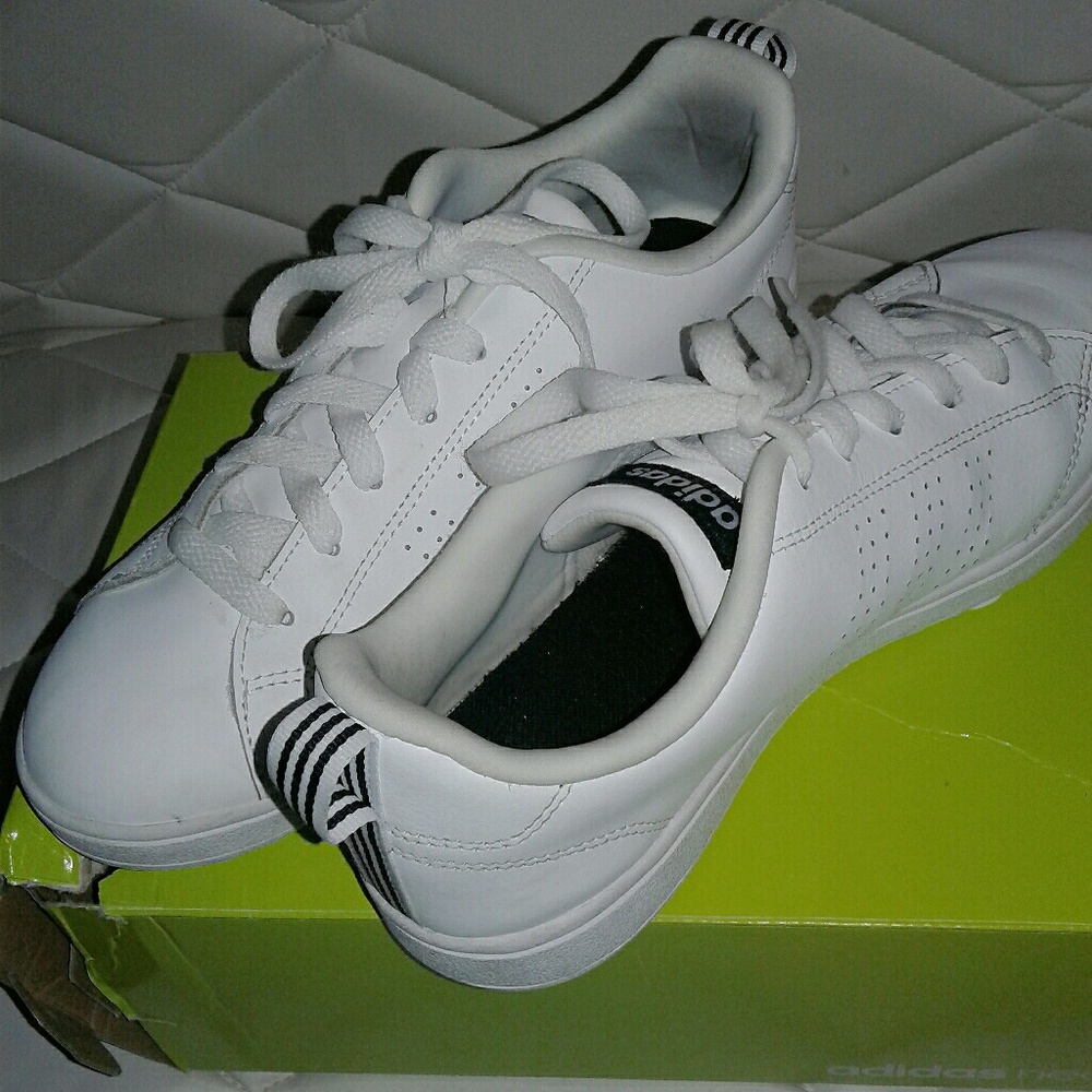 White Adidas Shoes