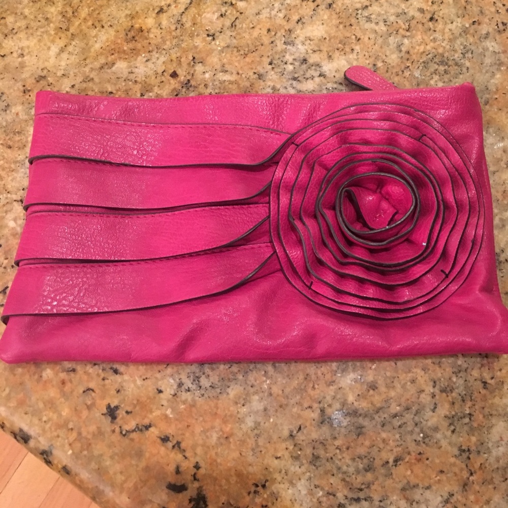 Pink clutch