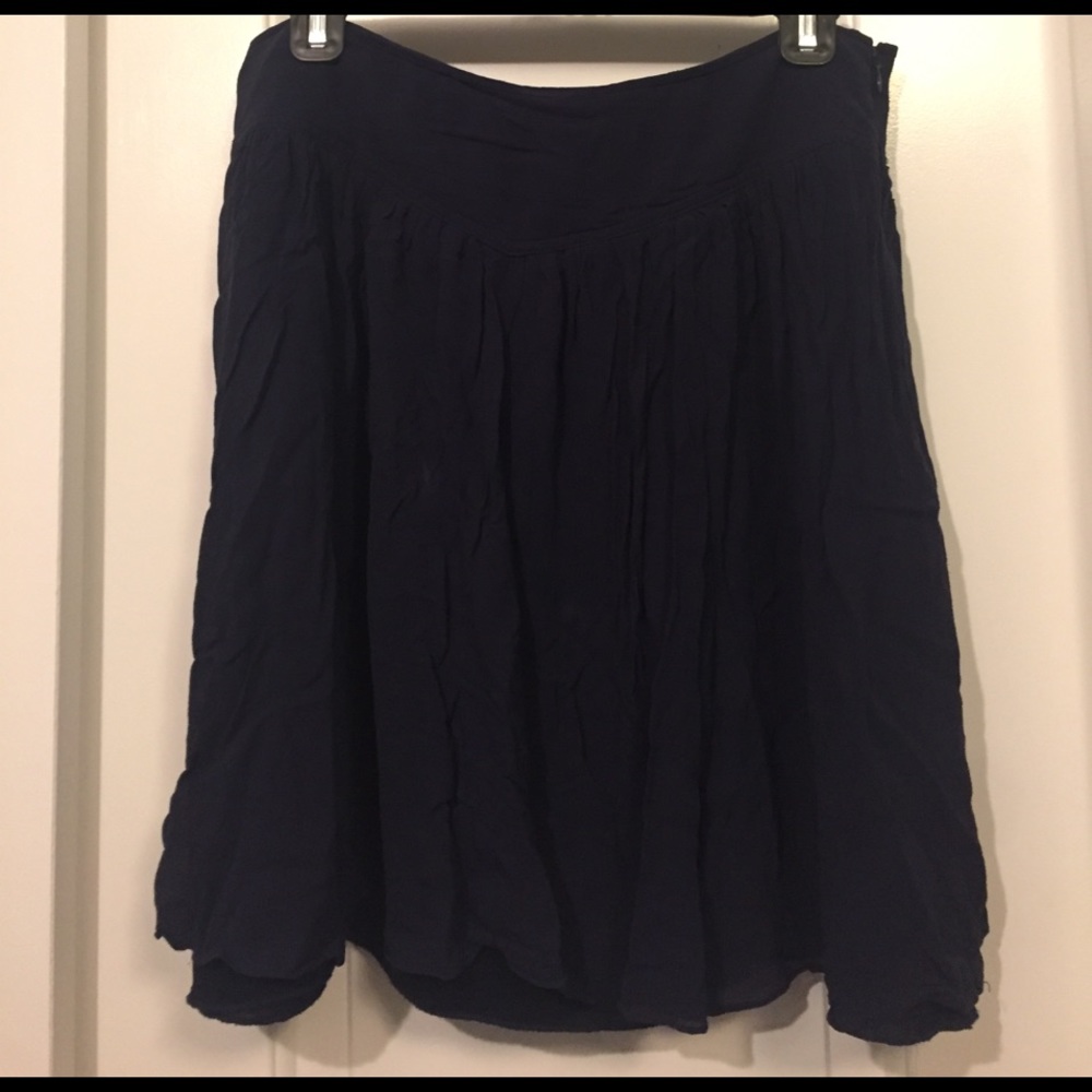 Navy Anthro skirt