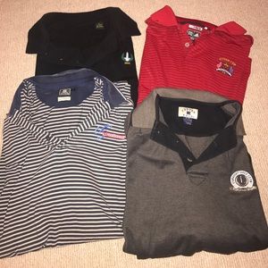 4 XL golf shirts