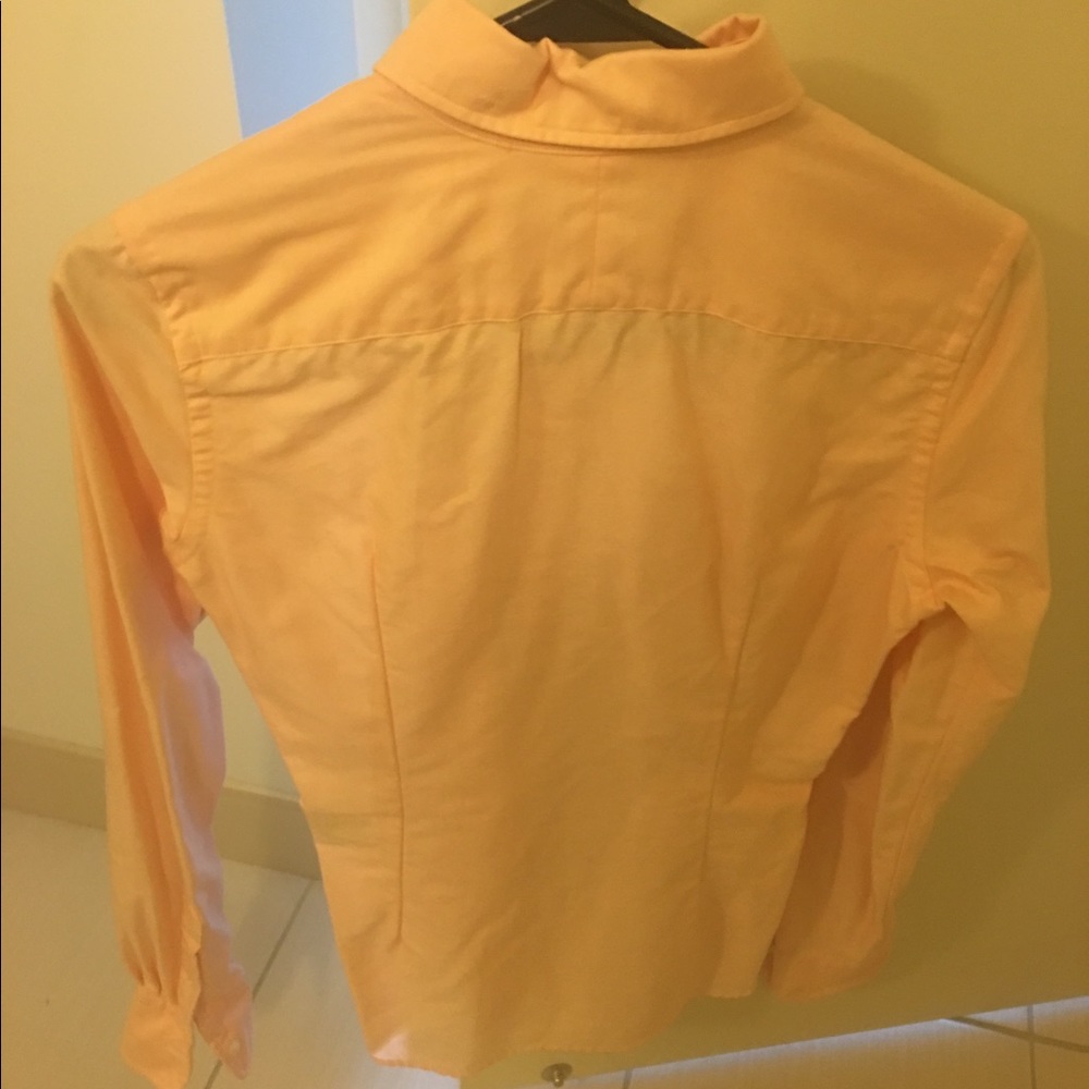 Ralph Lauren Orange Slim Fit Button Up, Size 4 - Picture 3 of 3