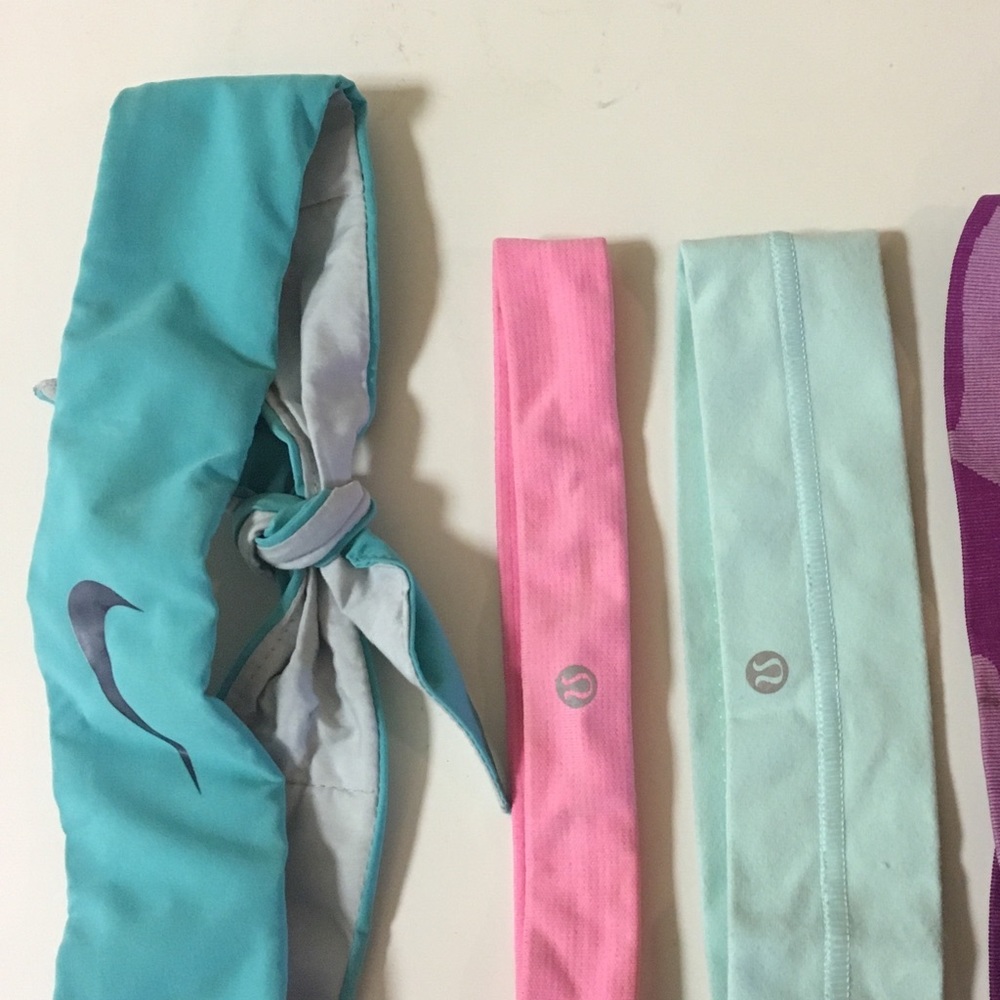 Blue lulu lemon head band