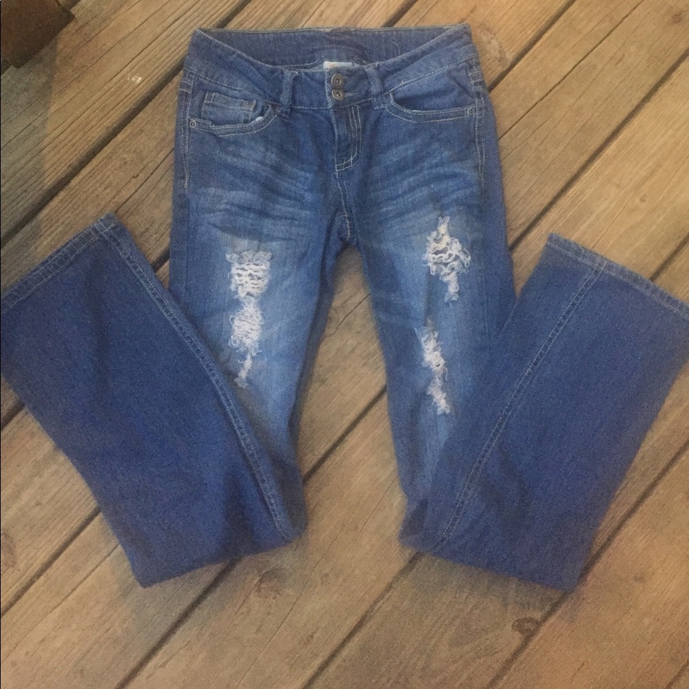 Mudd ripped jeans size 3