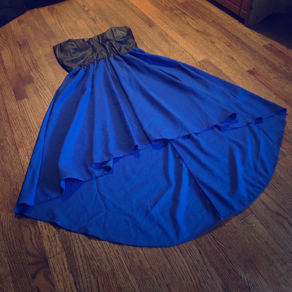Zoah Design size M blue and black dress