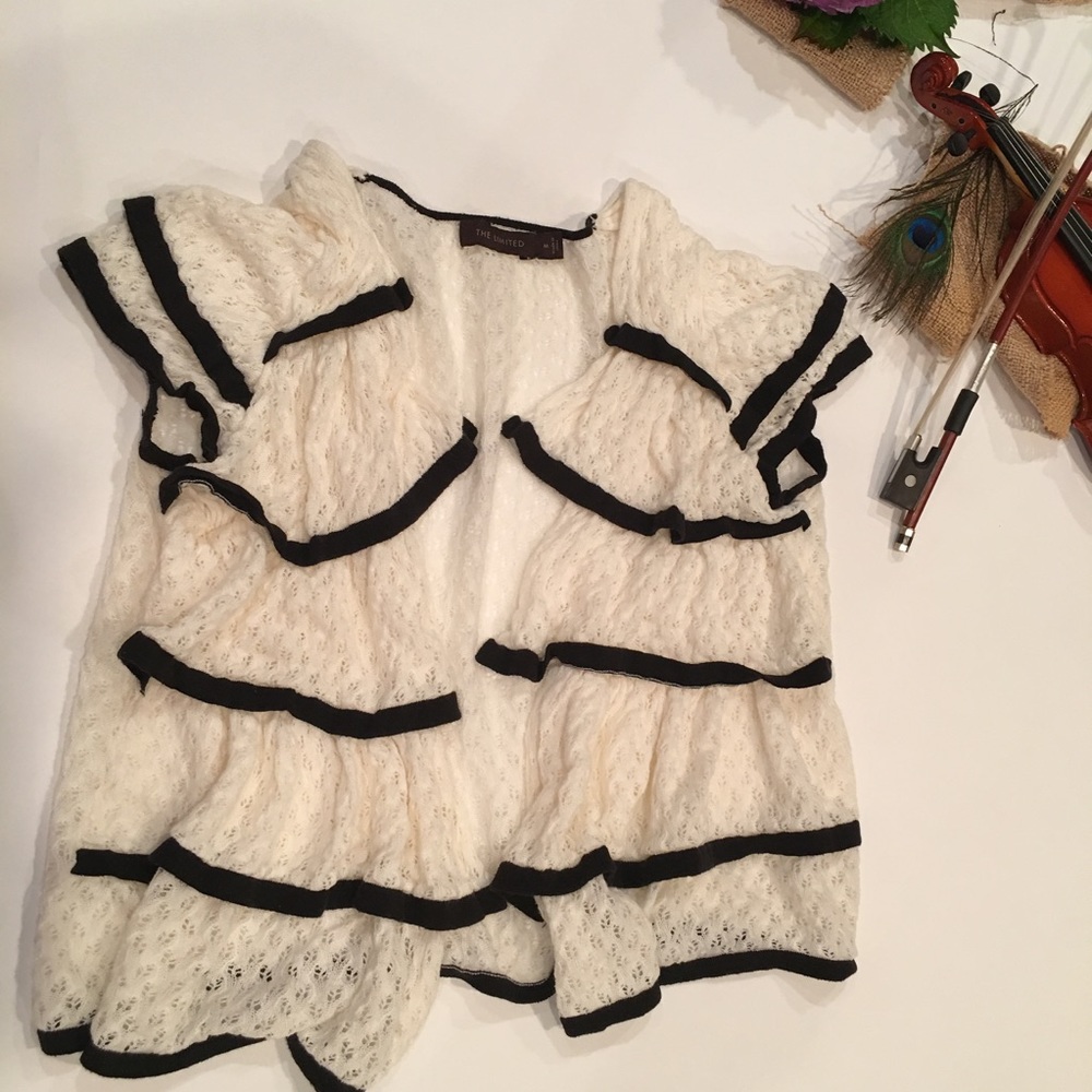 THE LIMITED short sleeves cardigan