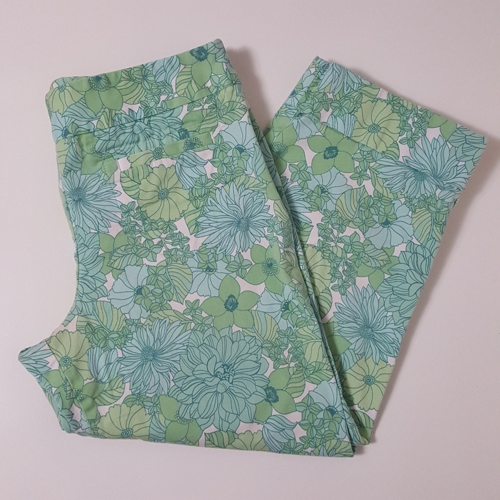 Loft Ann Taylor Floral Capris