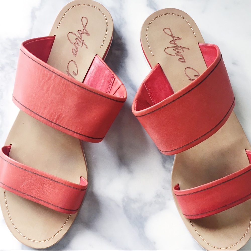 Red Summer Sandals