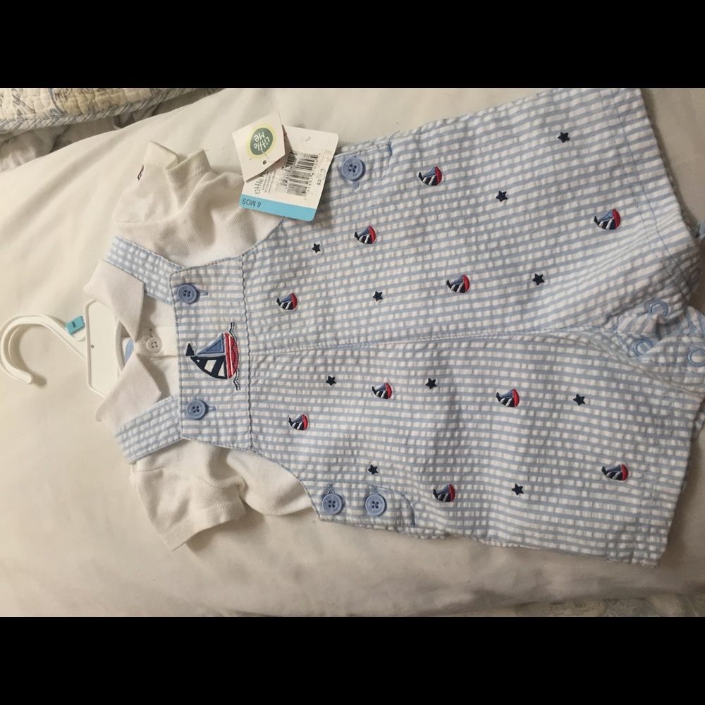 Little Me. Summer jumper with t-shirt