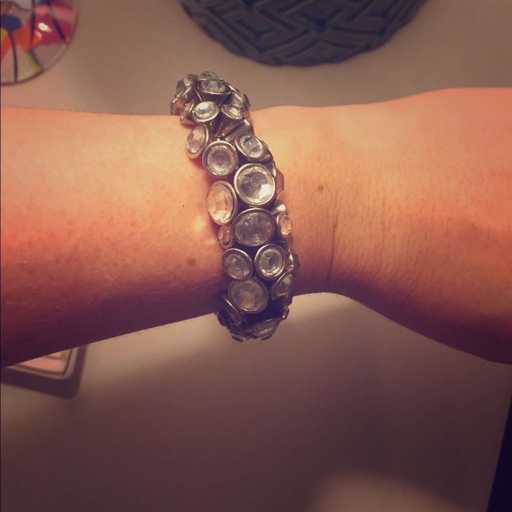 BCBG Max Adria stretch gemstone bracelet