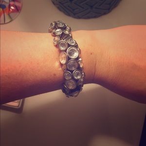 BCBG Max Adria stretch gemstone bracelet