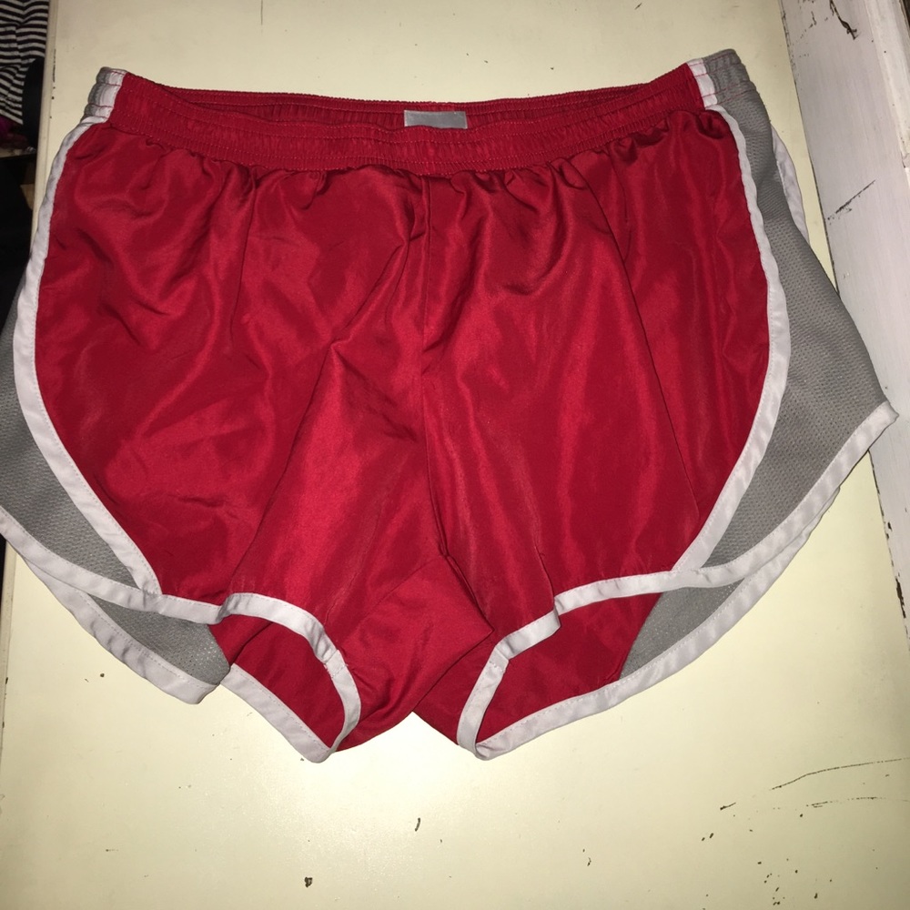 Red and Grey soffe shorts