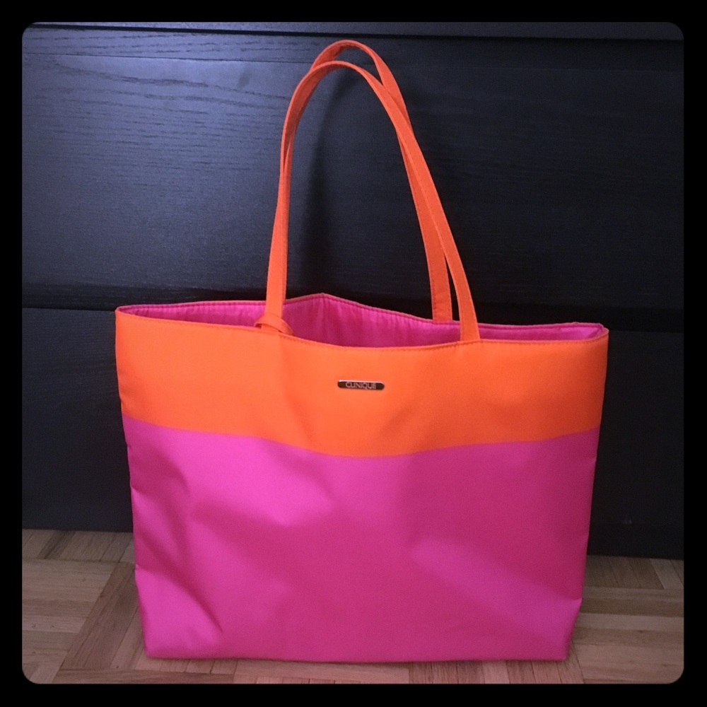 Pink/Orange Beach Bag