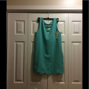 Turquoise summer dress