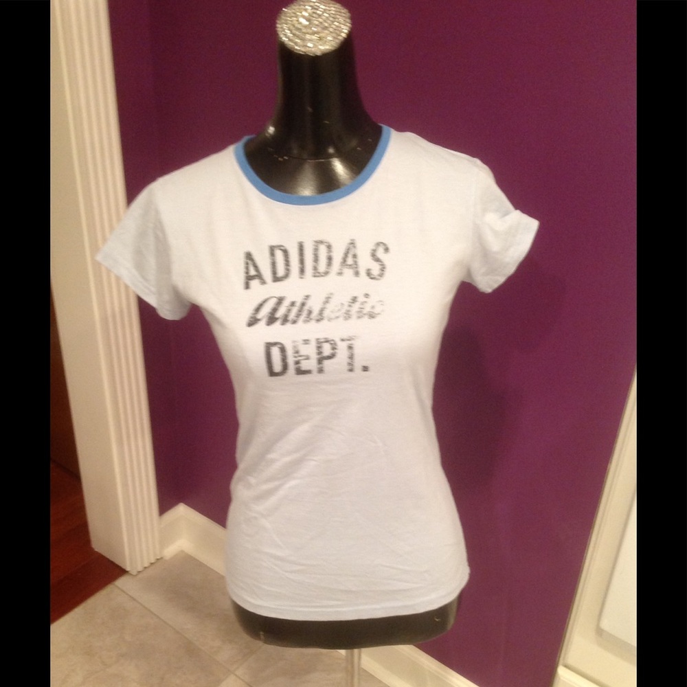 Adidas Light Blue Short sleeve M