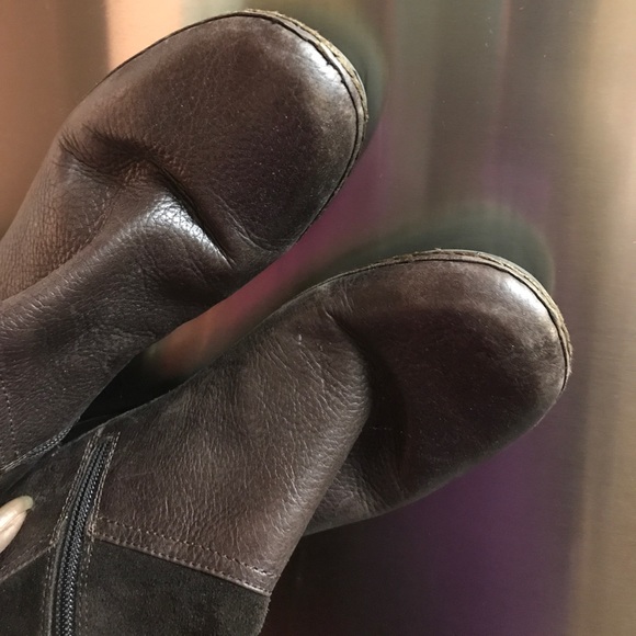 Naturalizer Shoes - Chocolate Brown Leather Knee Boots Naturalizer Shoes - Chocolate Brown Leather Knee Boots