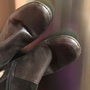 Naturalizer Shoes - Chocolate Brown Leather Knee Boots Naturalizer Shoes - Chocolate Brown Leather Knee Boots