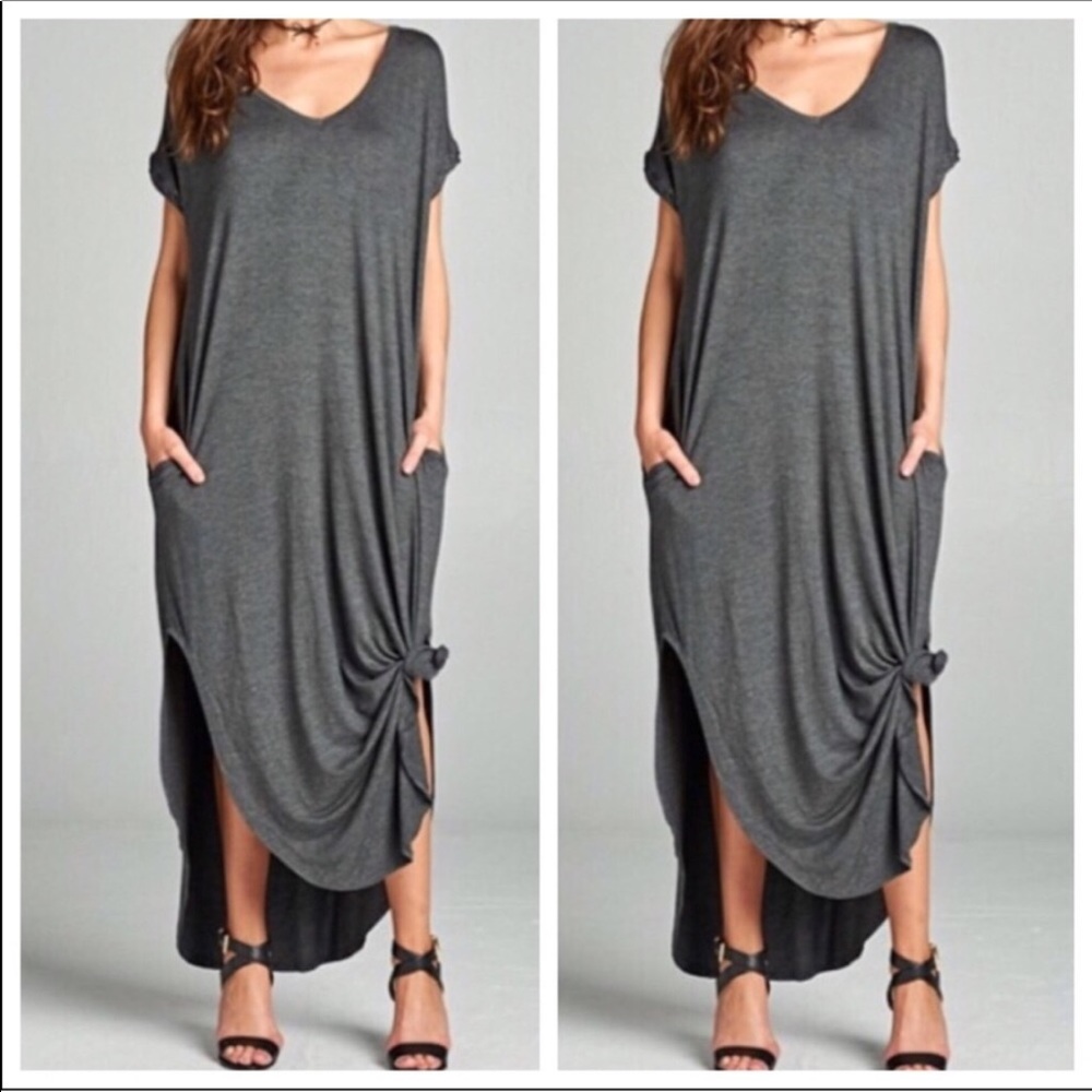 🆕 Weekend Casual Pocket Maxi Dress. ONE LEFT 🎉 - Picture 3 of 3