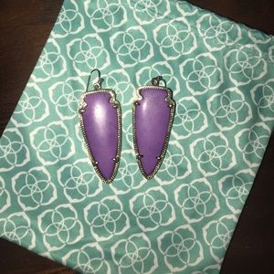 Kendra Scott Purple Skylar Earrings