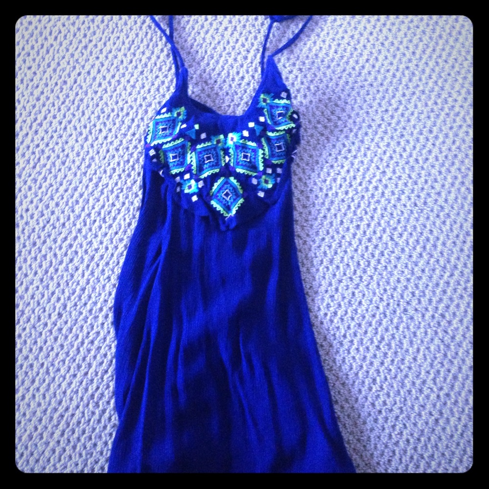 Boho short swim coverup