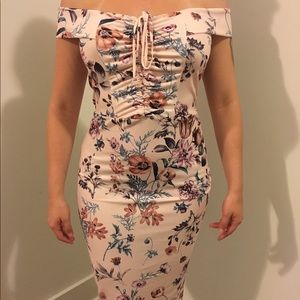 Off the shoulder dress