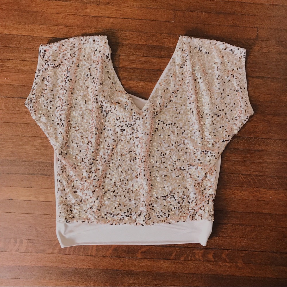 Elegant Sequin Express Top