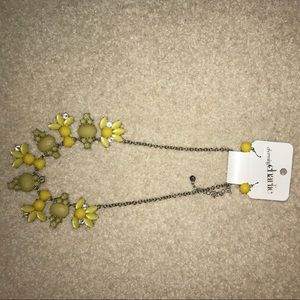 Statement necklace and earrings