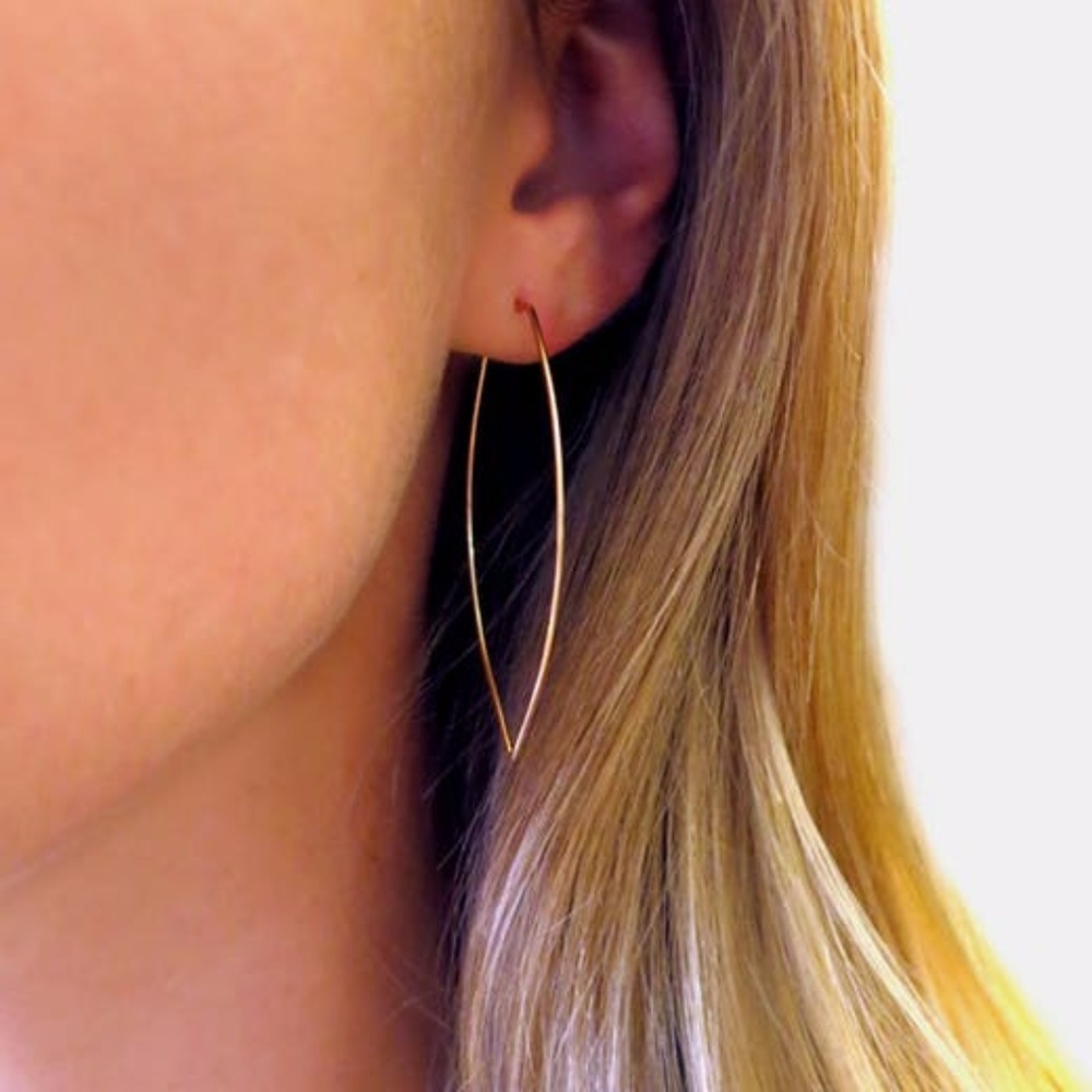 April Soderstrom Small Leaf Earrings